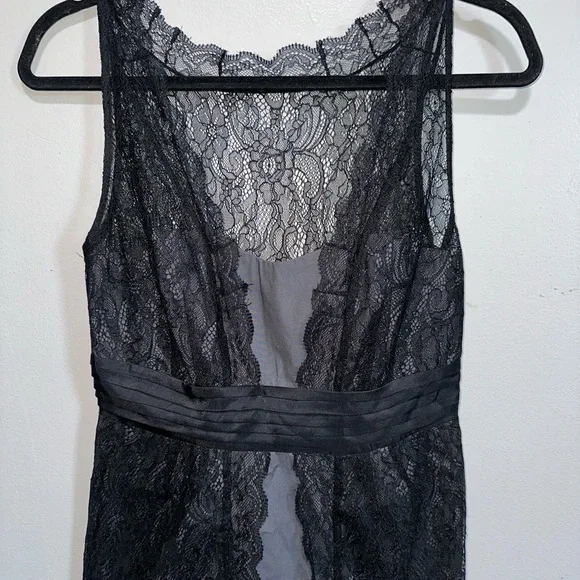 Anthropologie Moulinette Soeurs Black Lace Shadow Canopy Dress - Picture 3 of 4